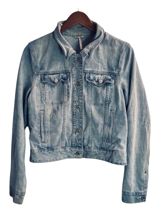 Free People Jackets & Blazers - Free People We The Free Classic Light Wash Denim Trucker Style Jacket Medium